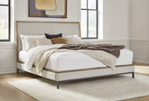 Hoover Furniture Outlet - Ashley Furniture - Tomtyn California King Upholstered Bed - California King Upholstered Bed - B622B5